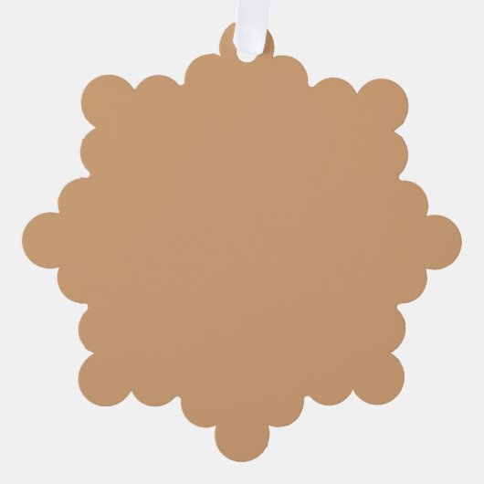 Carte d'ornement de sable chaud personnalisée (Recto)