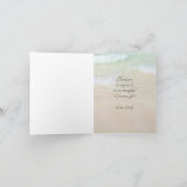 Carte d'ornement d'étoiles de mer de Merci de Noël (Intérieur)