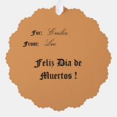 Carte d'ornement Dia de Muertos (Verso)