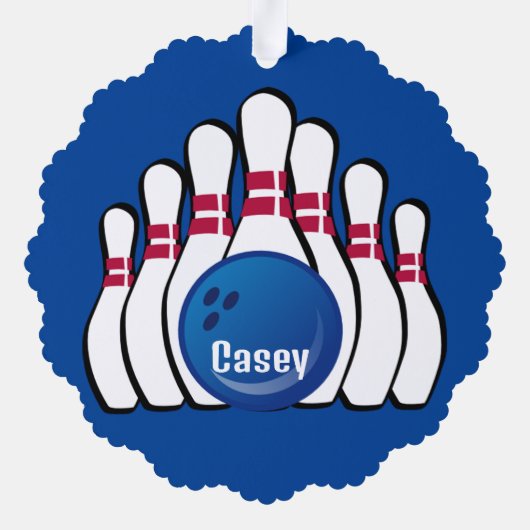 Carte d'ornement en papier de conception de Bowlin (Verso)