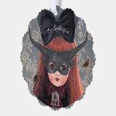 Carte d'ornement Goth Doll (Gauche)