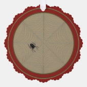 Carte d'ornement papier de l'histoire de l'araigné (Recto)