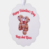 Carte d'ornement papier pour écureuils de Saint-Va (Gauche)