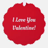 Carte d'ornement papier pour écureuils de Saint-Va (Verso)