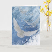 Carte Doses De Sympathie - Avec Sympathie Profonde (Fleur jaune)