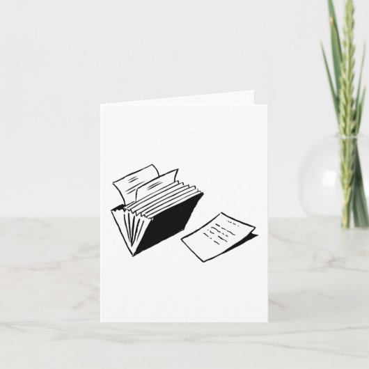 Carte Dossier Accordéon (Devant)