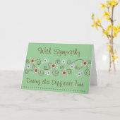 Carte Dot Sympathy (Fleur jaune)