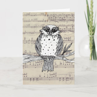 Carte Dotty the Owl 22 Greeting Card