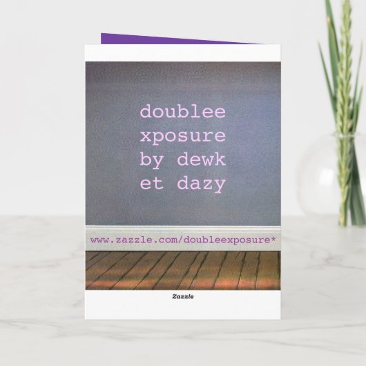 Carte Double acte (Dos)