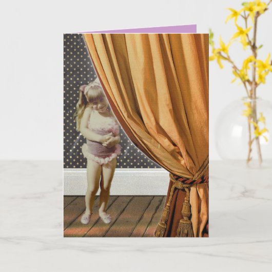 Carte Double acte (Fleur jaune)