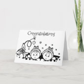 CARTE DOUBLE AMOUR/DOUBLE **FILLES DOUBLES** (Devant)