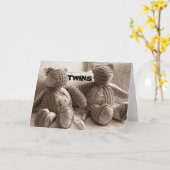 CARTE DOUBLE AMUSEMENT, JOIE ET AMOUR DE LA NAISSANCE DO (Fleur jaune)