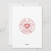 Carte double anniversaire (Dos)