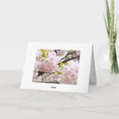 Carte Double Cherry Blossom: Oh-jochin (Dos)