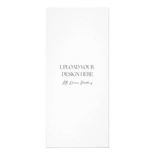 Carte double face brillante 4 x 9 pouces (Devant)