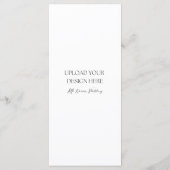 Carte double face semi-brillant 4 x 9 pouces (Dos)