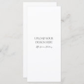 Carte double face semi-brillant 4 x 9 pouces (Devant / Derrière)