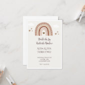 Carte Double la joie sous l'arc-en-ciel - Twin modifiabl (Devant/Arrière en situation)