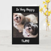 CARTE DOUBLE L'AMOUR À LA NAISSANCE DE VOS VINS (Fleur jaune)