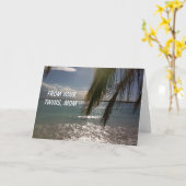 CARTE DOUBLE L'AMOUR DE TWINS À L'ANNIVERSAIRE DE MÈRE (Fleur jaune)