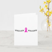 Carte Double Mastectomie Scar Cancer du sein Survivant (Fleur jaune)