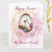 Carte double pour fêtes annuelles (Fleur jaune)