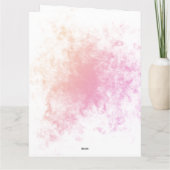 Carte double pour fêtes annuelles (Dos)