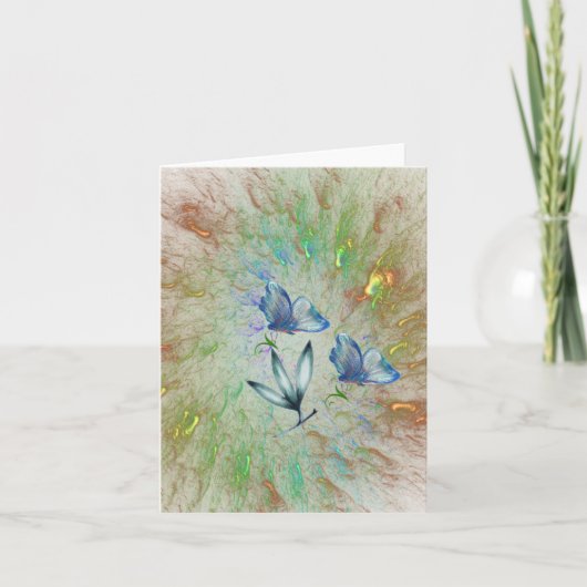 Carte double pour fêtes annuelles (Devant)