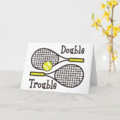 Carte Double problème (Fleur jaune)