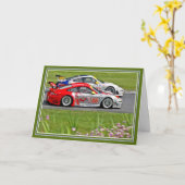 Carte Double Take Anniversaire (Fleur jaune)