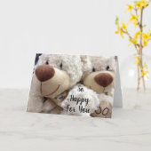 CARTE **DOUBLES** DOUBLE AMOUR/VIE/TOUT (Fleur jaune)