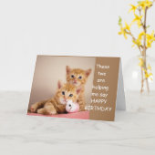 CARTE DOUBLES SOUHAITS POUR MA SOEUR À L'ANNIVERSAIRE (Fleur jaune)