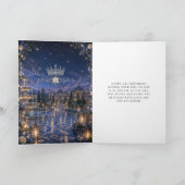 Carte Douce 16 Princesse Jardin Bleu Minuit (Intérieur)