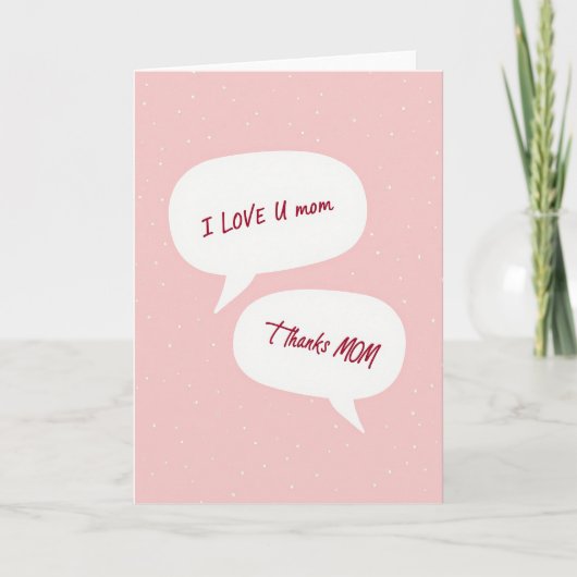 Carte Douce Amour Maman (Devant)