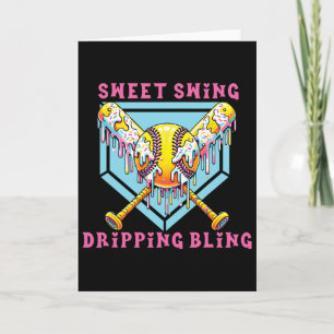 Carte Douce Balançoire Goutte Bling Softll Crème Glacée