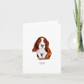Carte Douce Basset Hound Chin Up (Devant)