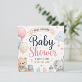 Carte Douce Célébration de Baby Shower (Debout devant)