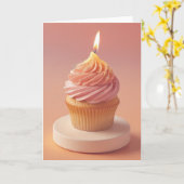 Carte Douce célébration pour une star d'anniversaire (Fleur jaune)