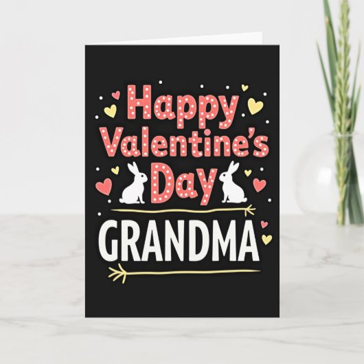 Carte Douce de la Saint-Valentin pour Mamie (Devant)