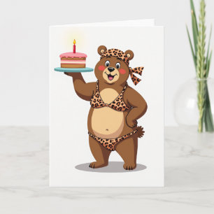 Carte douce de l'ours tacheté