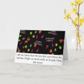 Carte Douce Donc Désolé Trop Tard Joyeux Anniversaire So (Fleur jaune)