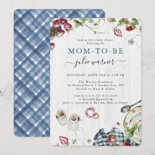 Carte Douce Fête Champêtre d'Été   Baby Shower