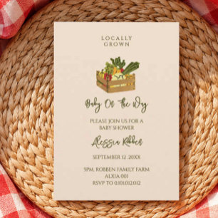 Carte Douce Fête de Naissance de Légumes de Producteur L