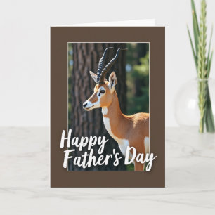 Carte Douce Fête des Pères Antilope