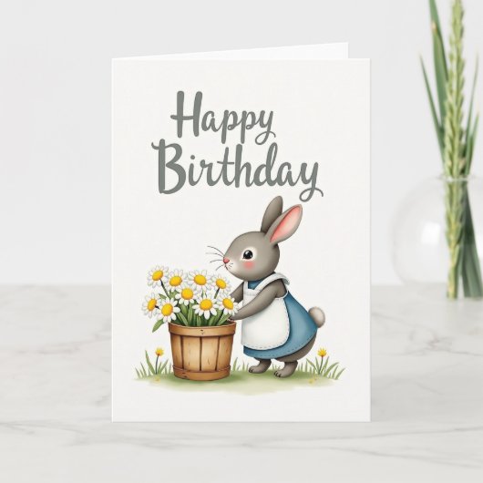 Carte Douce Lapine Daisy (Devant)