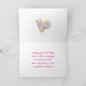 Carte Douce Licorne Marshmallow Anniversaire (Intérieur)