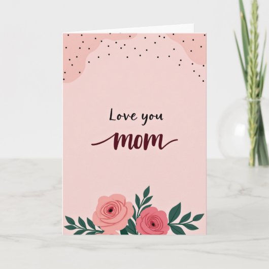 Carte Douce Maman Je T'Aime (Devant)