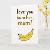 Carte Douce Maman Je T'Aime Bouquets (Fleur jaune)