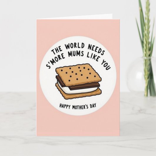 Carte Douce Maman Marshmallow (Devant)