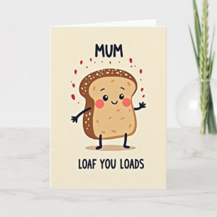 Carte Douce Maman Pain Je T'aime Beaucoup